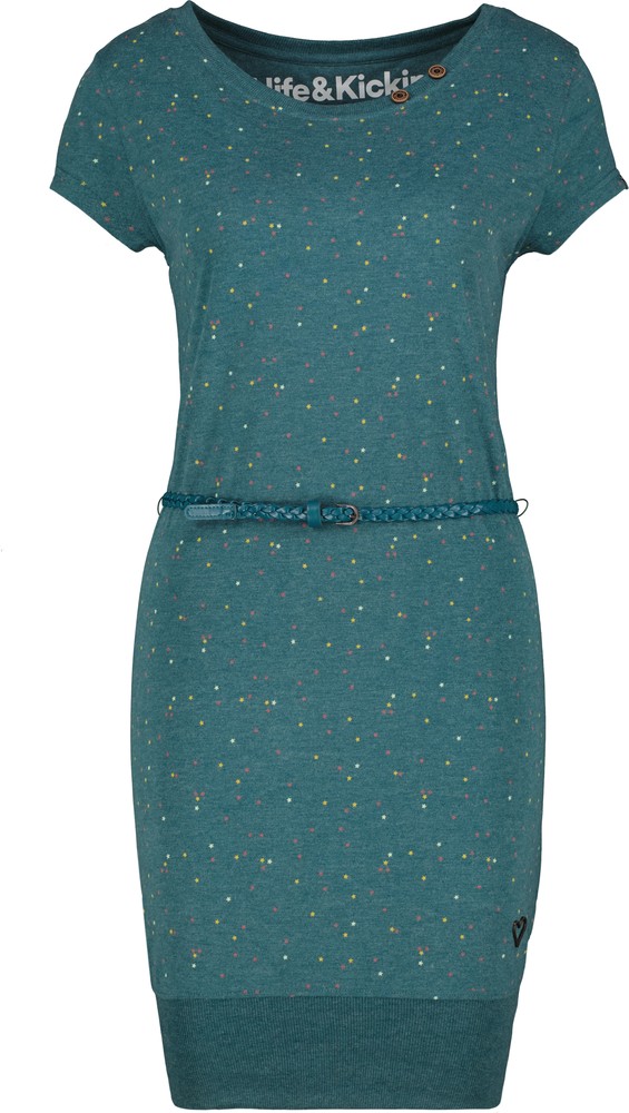 AlifeKickinDamenSommerkleidColetteAKBShirtDressForestMelange-2XL