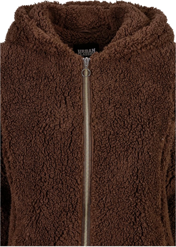UrbanClassicsDamenJackeLadiesSherpaJacketBrown-3XL