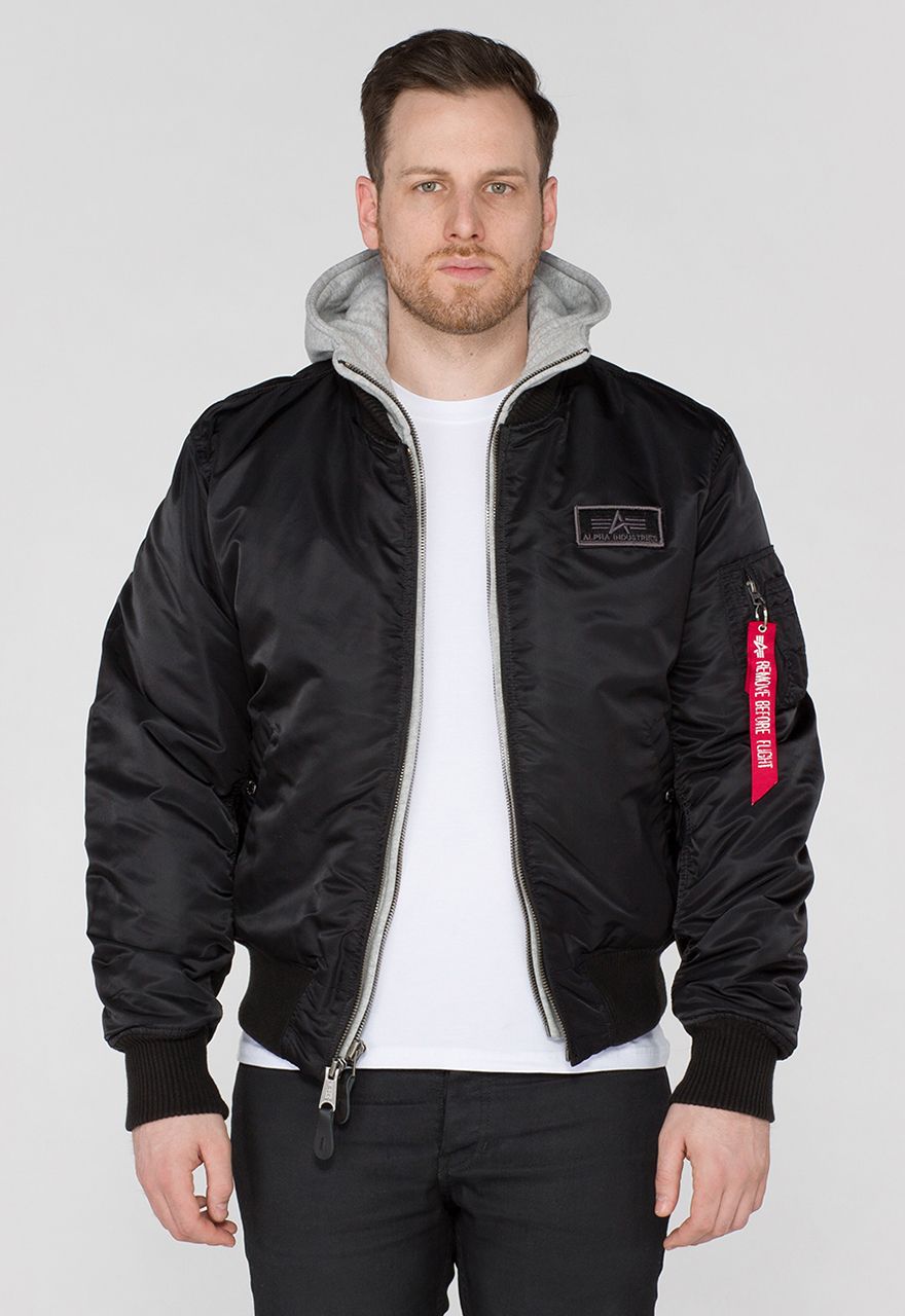 AlphaIndustriesMA-1D-TecJackenBlack-XXL