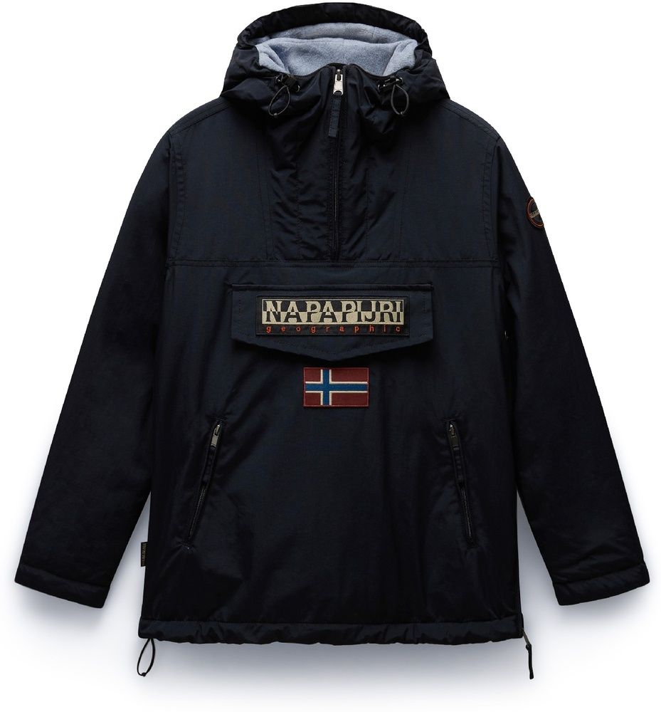 NapapijriDamenAnorakRainforestPkt4NP0A4GM6Black-XXS