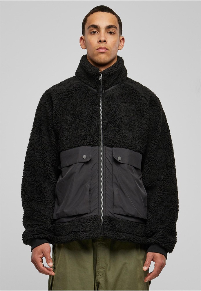 UrbanClassicsShortRaglanSherpaJacket