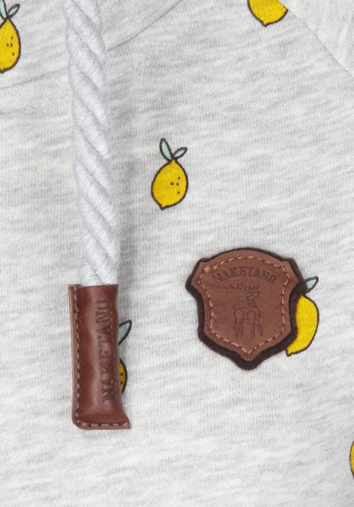 NaketanoDamenHoodieBrazzo1801-0301AlloverCitronsGrey-XS