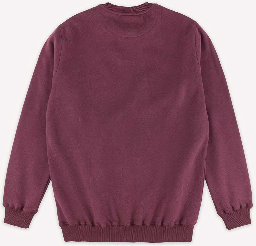 TrendsplantSweaterOrganicEssentialSweaterBurgundyRed-XS