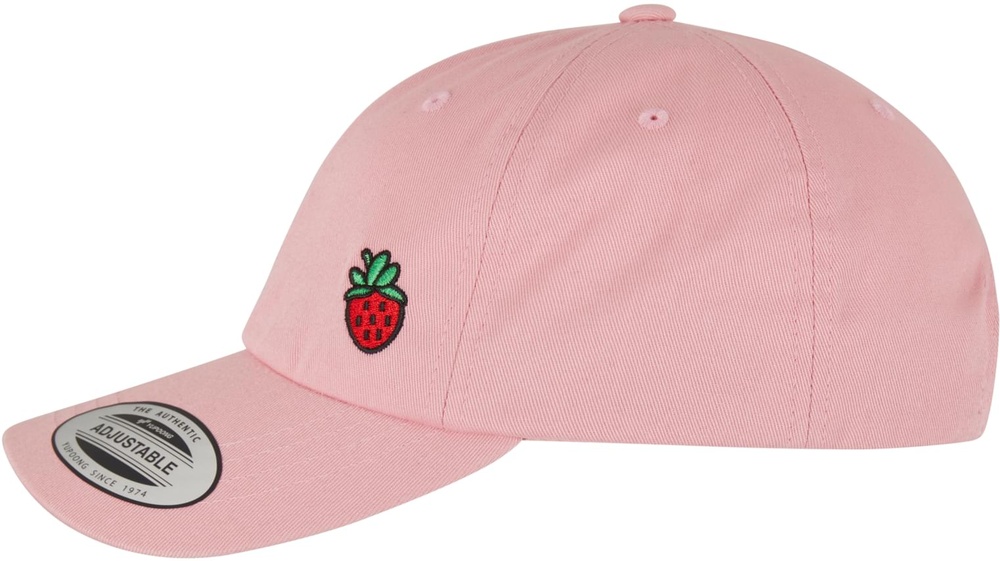 MissTeeStrawberryCottonTwillCapPinkMST286