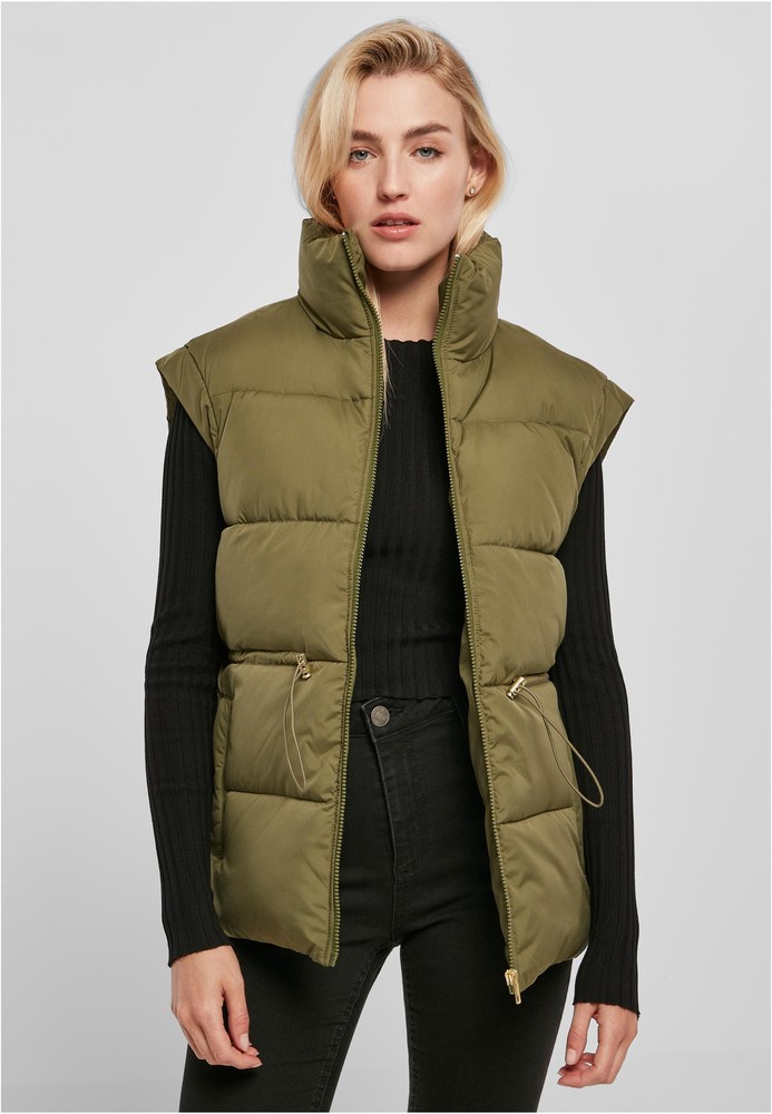 UrbanClassicsDamenWesteLadiesWaistedPufferVest