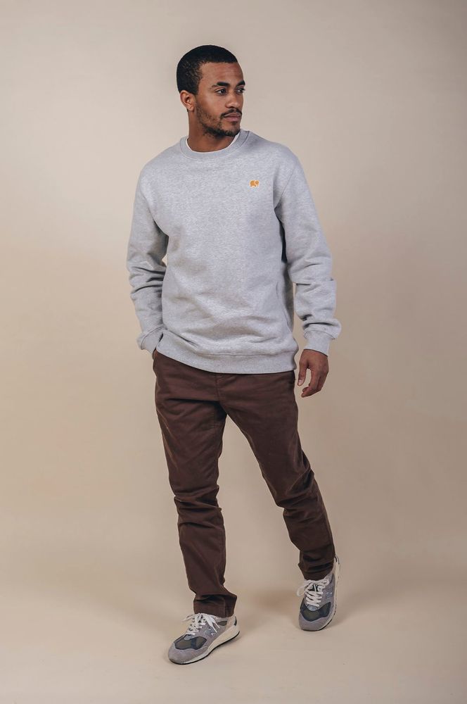 TrendsplantSweaterOrganicEssentialSweaterHeatherGreyGrey-XS