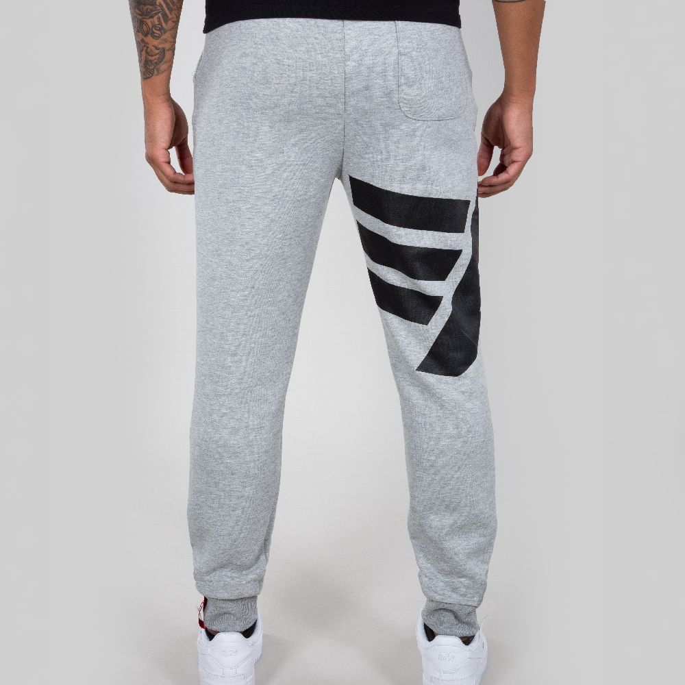AlphaIndustriesSideLogoJoggerGreyHeather-XS
