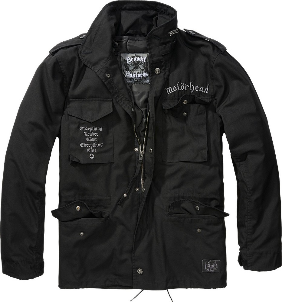 BranditMenJackeMotrheadM65JacketBlack