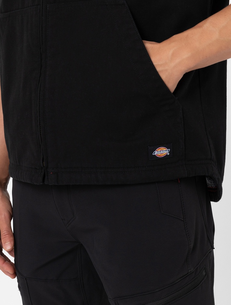 DickiesBoxershortSherpaLinedDuckVestDK0A4YN4RinsedBlack-S