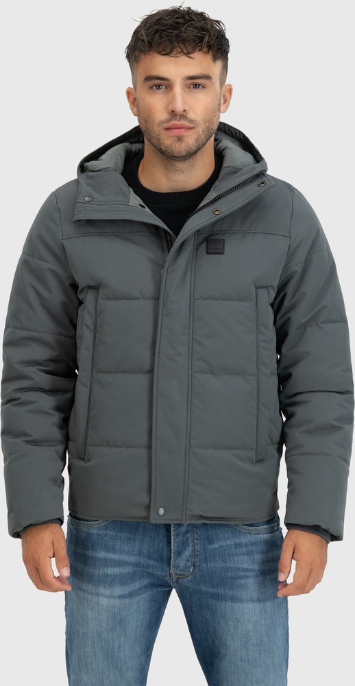 VintageIndustriesbergangsjackeWinterjackeGlennJacketStoneGrey-S