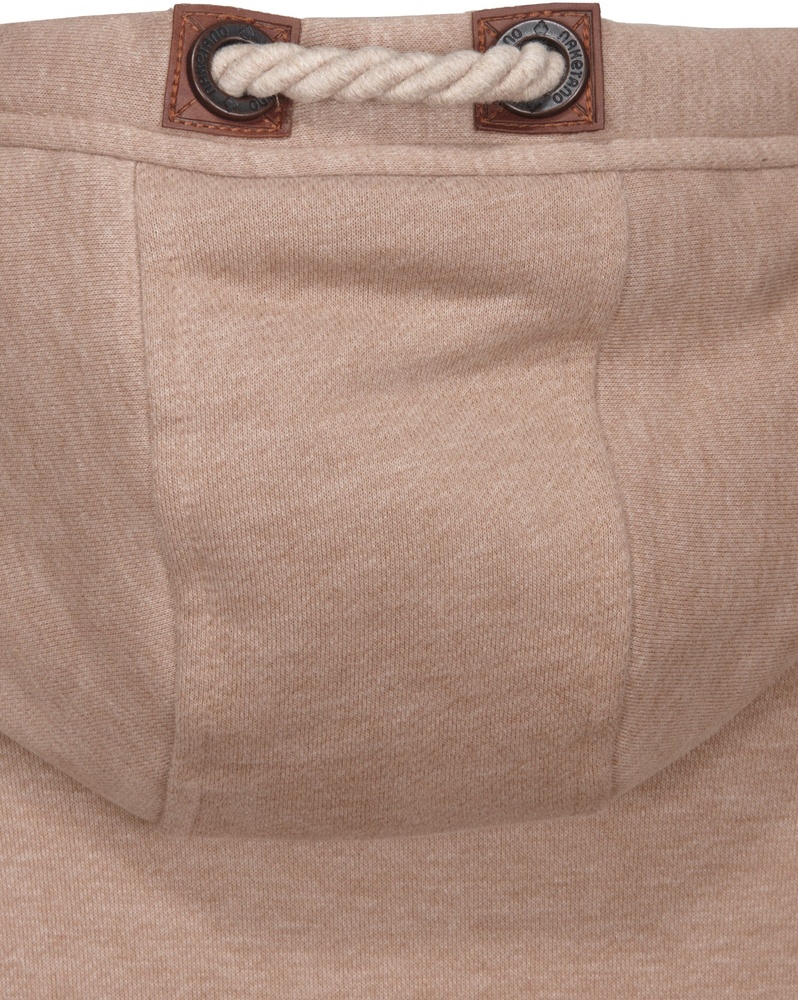 NaketanoDamenHoodieBrazzo1801-0301MoccaMelange-XS