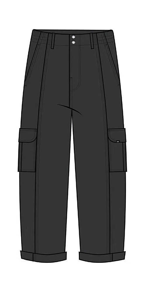 VansDamenHoseSidewalkPant000GWN