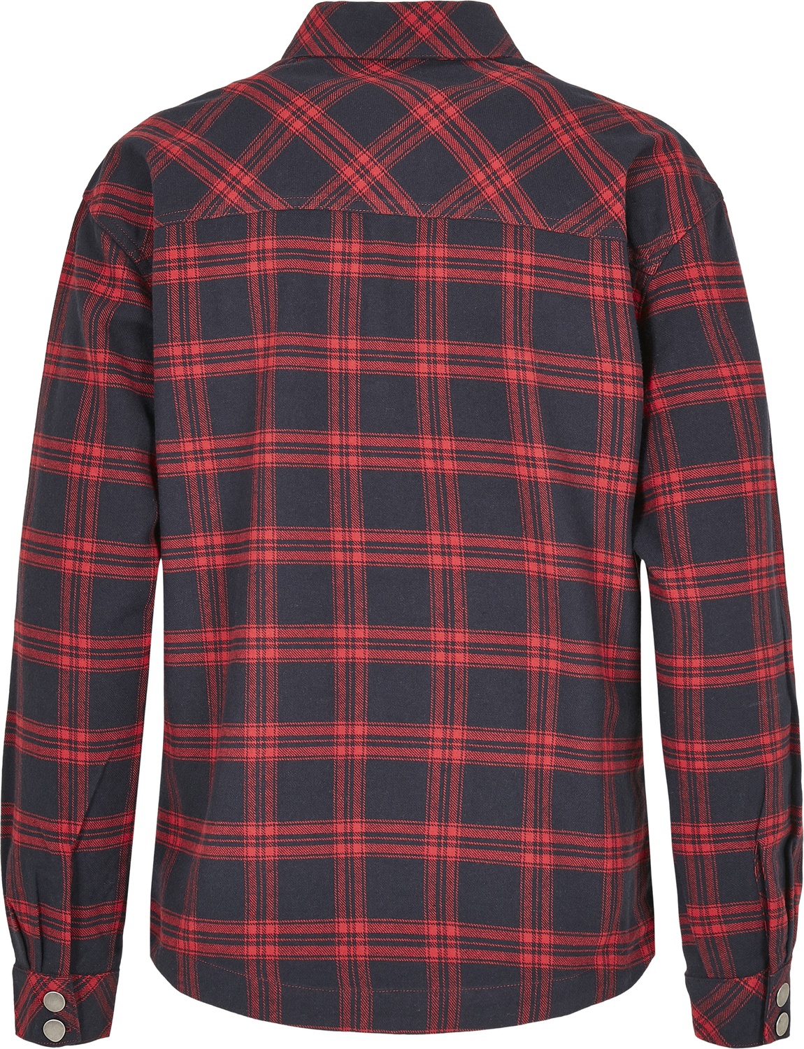 UrbanClassicsDamenHemdBluseLadiesOversizedOvershirtMidnightnavyRed