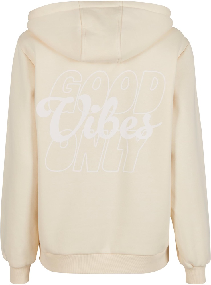 MissTeeDamenGoodVibesPuffPrintLadiesFluffyHoodyMST207