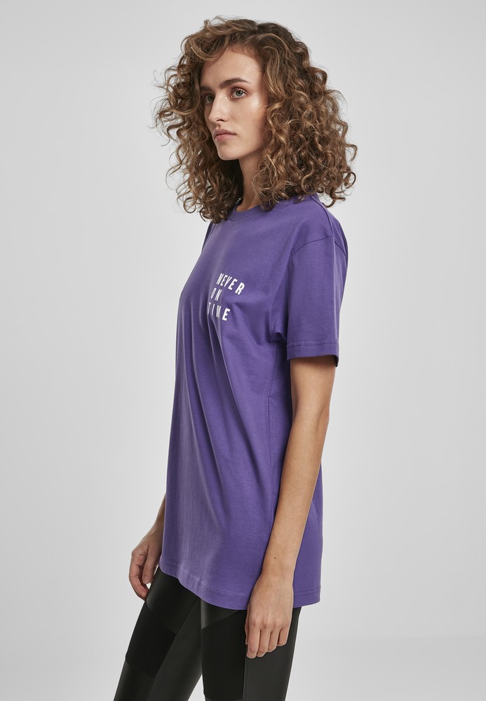 MisterTeeDamenT-ShirtLadiesNeverOnTimeTee