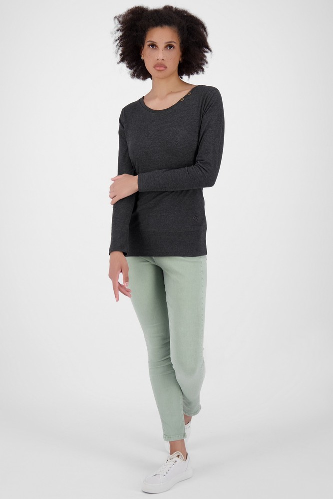 AlifeKickinDamenLongsleeveConnyAKA62008-9999MoonlessMelange-XS