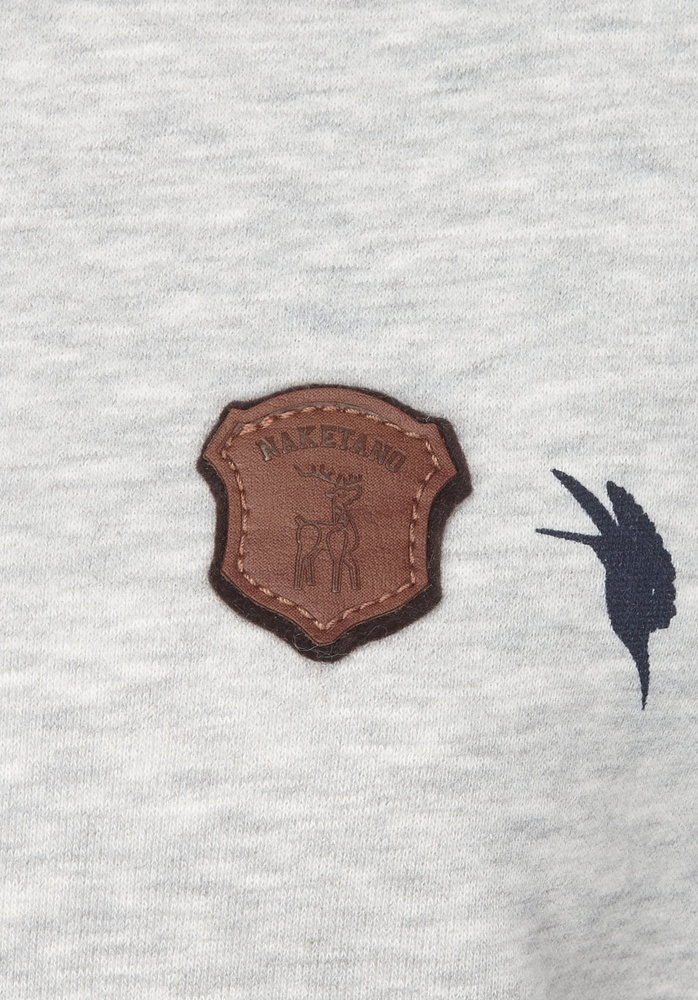 NaketanoDamenPulloverKrokettenhorst1801-0102AlloverBirdsGrey-XS