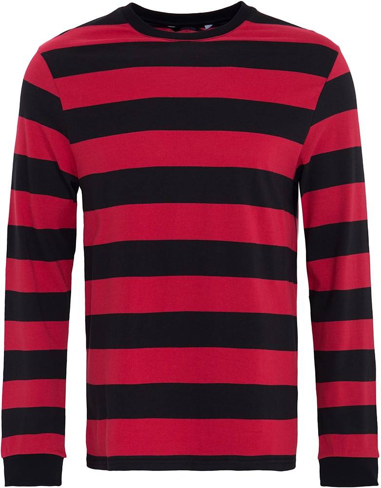 KingKerosinLongsleeveausStreifenjerseyKK210052Red