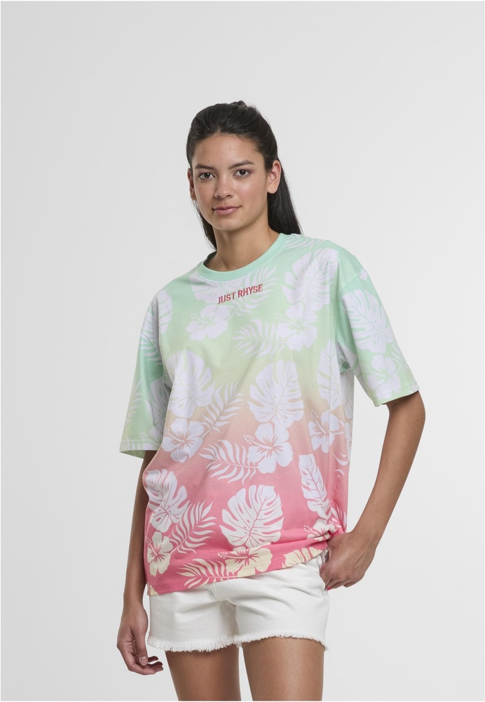 JustRhyseDamenHolidaysT-ShirtJLTS252CoralLime-3XL