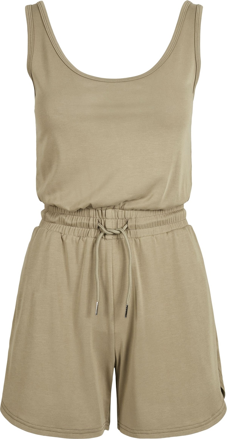 UrbanClassicsDamenOverallLadiesShortSleevlessModalJumpsuitKhaki-3XL