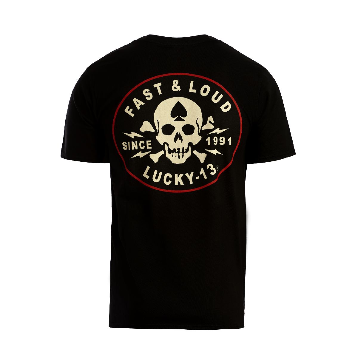 Lucky13T-ShirtFastandLoudBlack
