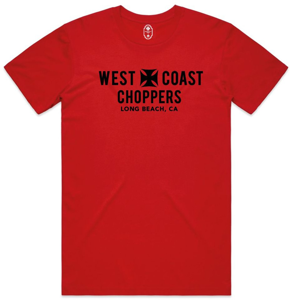 WCCWestCoastChoppersT-ShirtEagleTee-Red-L