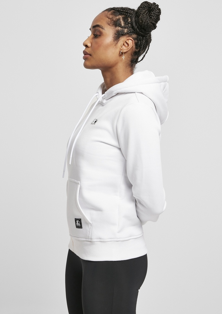 StarterBlackLabelDamenHoodieLadiesEssentialHoodyWhite-L