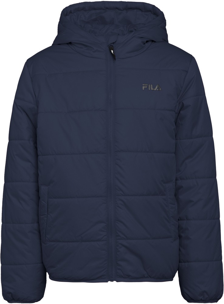 FilaTeensUnisexWattierteJackeBerghuelenPuffJacketBlackIris-134140