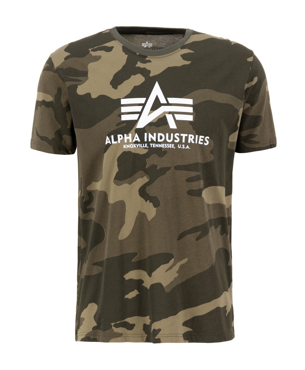 AlphaIndustriesBasicT-Shirt100501CCamoOliveCamo-XS