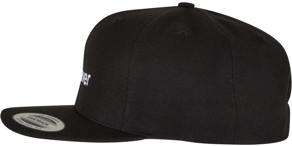 MisterTeeCapWhateverSnapbackBlackWhite