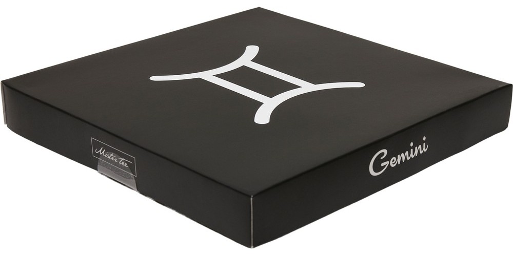 MisterTeeZodiacSocks2-PackBlackWhiteGemini-43-46