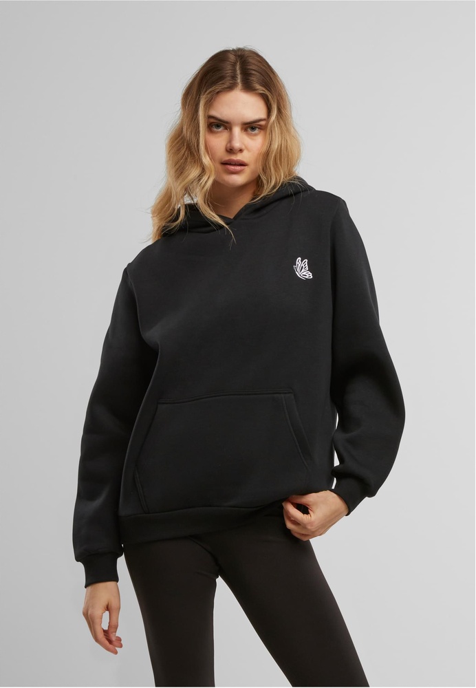 MissTeeDamenFlyingButterflyEMBFluffyHoodyMST276