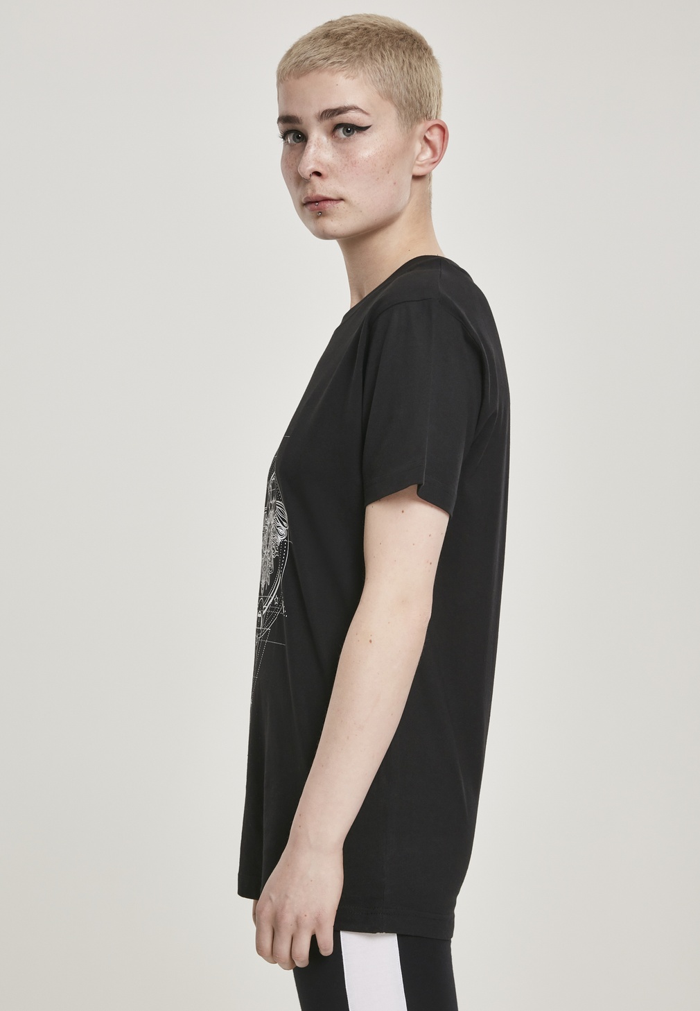 MisterTeeFemaleShirtLadiesMothTeeBlack-3XL