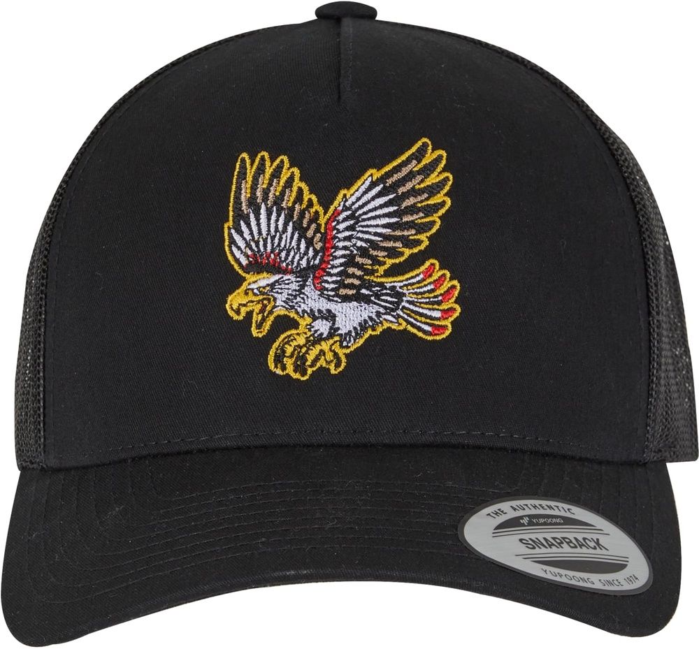 MisterTeeBraveryEagleTruckerCap5-PanelRetroTruckerCapMT3541