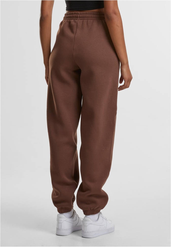 UrbanClassicsDamenLadiesFluffySweatpantsTB7107Chocolatebrown-3XL