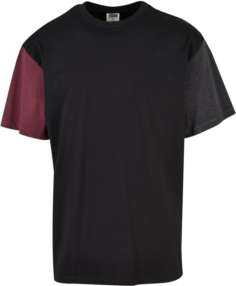UrbanClassicsT-ShirtOrganicOversizedColorblockTeeBlack