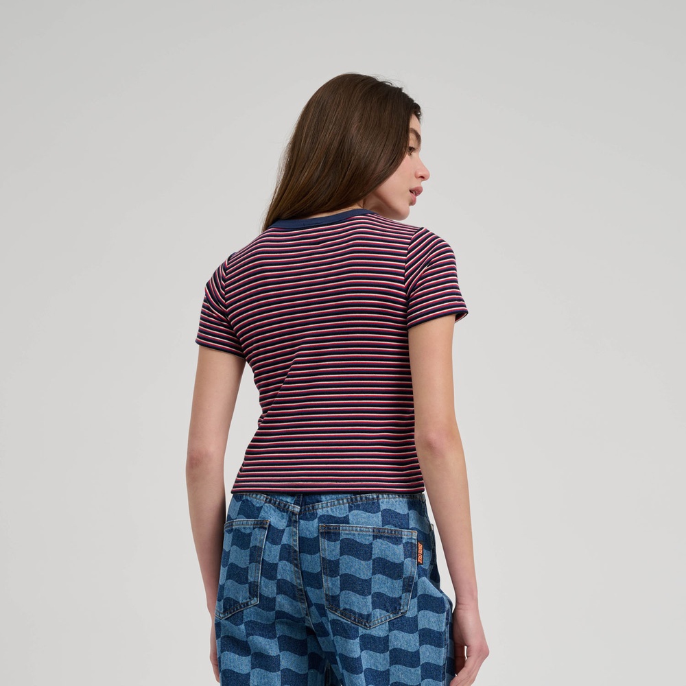 SantaCruzDamenStripLogoEmbT-ShirtSCW-X1659