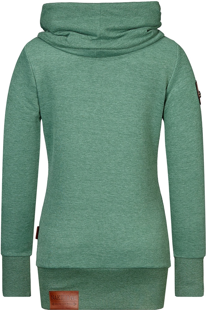 NaketanoDamenHoodieAllroundtalent2401-0001PineGreenMelange-XS