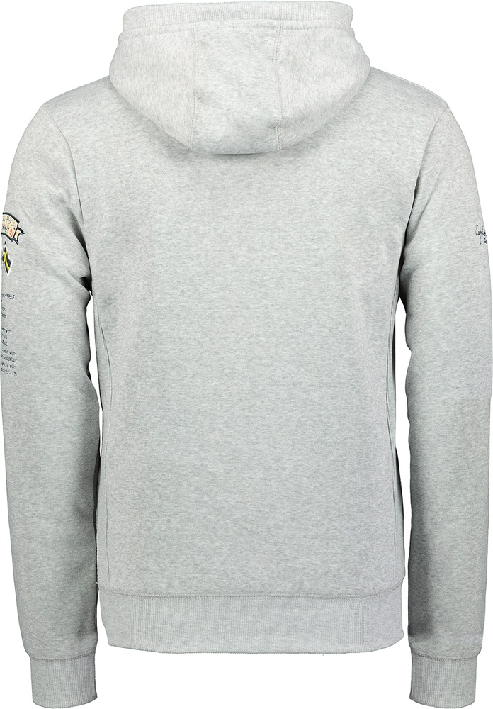 GeographicalNorwayHoodiePulloverGymclassDbMen100BlendedGrey-XXL