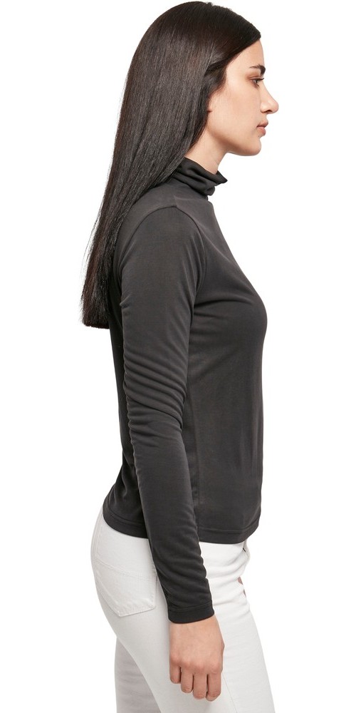 UrbanClassicsDamenLadiesModalTurtleneckLongsleeveBlack