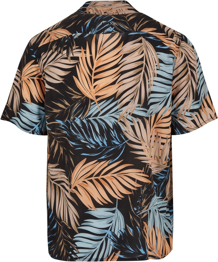 UrbanClassicsHemdViscoseAOPResortShirtPalmfront-3XL