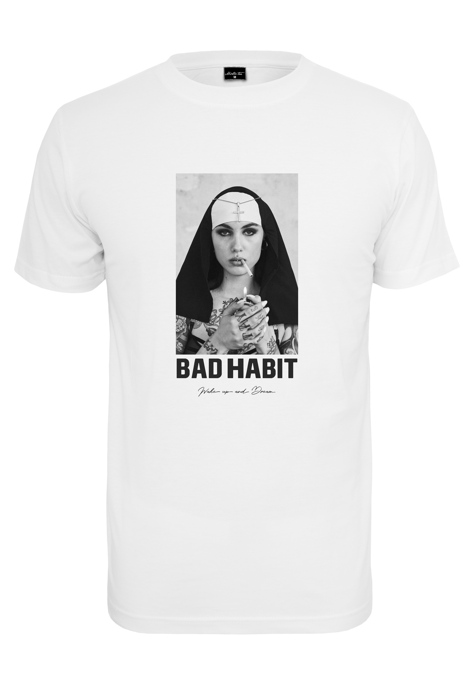 MisterTeeT-ShirtBadHabitTeewhite-L