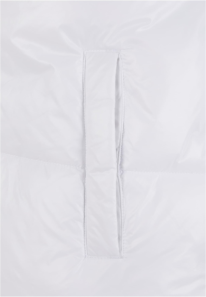 UrbanClassicsDamenSteppjackeLadiesRecycledShortShinyPufferJacketTB7003White-3XL