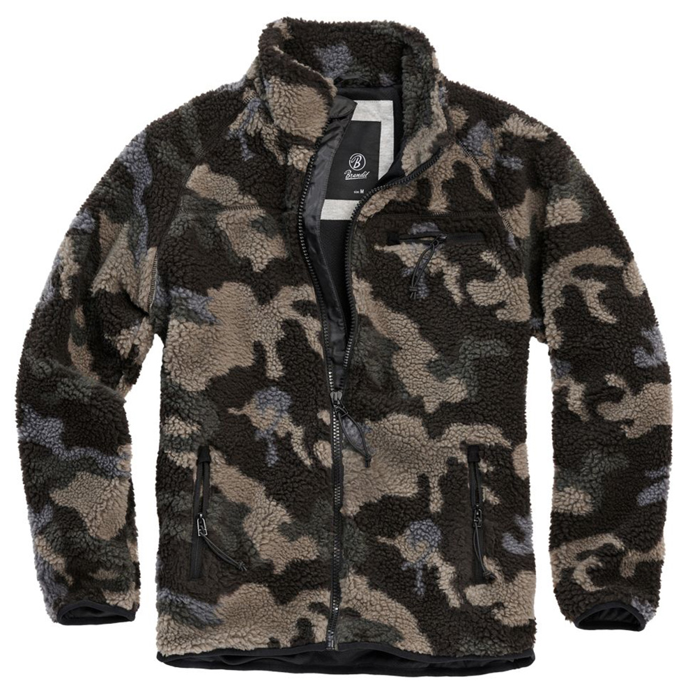 BranditJackeTeddyfleeceJacketinDarkcamo-S