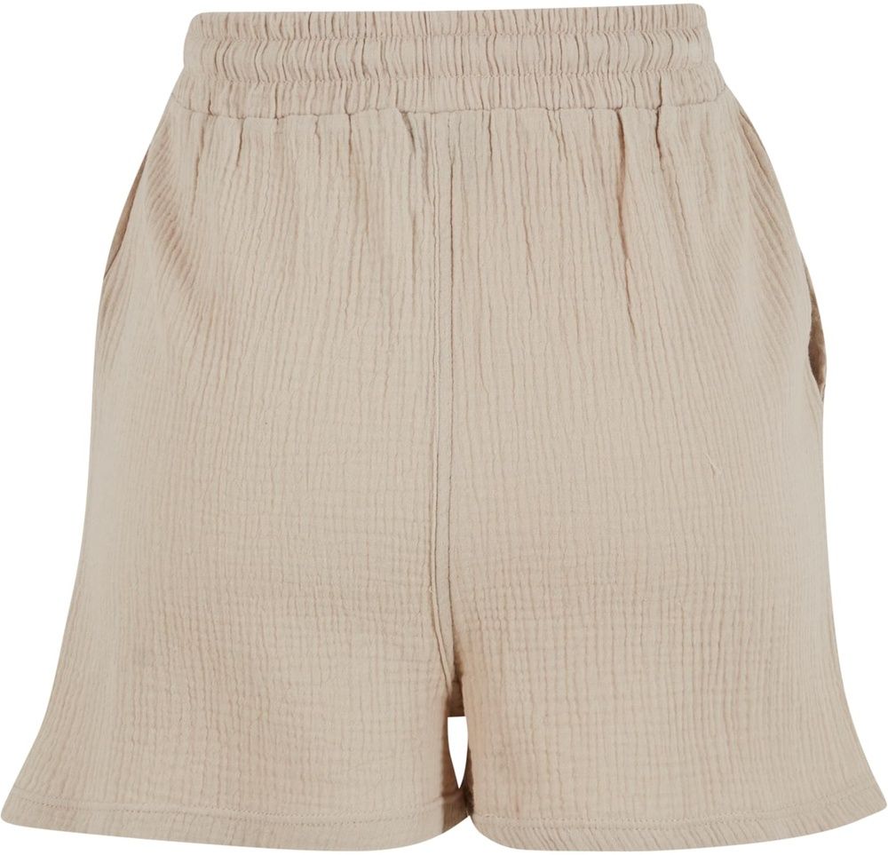 UrbanClassicsDamenLadiesMusselinShortsTB7467Chalkdust-3XL