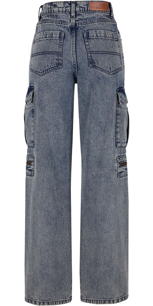 UrbanClassicsDamenLadiesLooseUtilityDenimPantsTB6925DirtyWashed-26