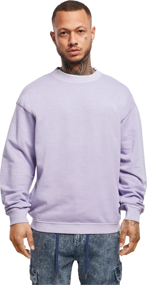 UrbanClassicsPigmentDyedCrewNeckLavender