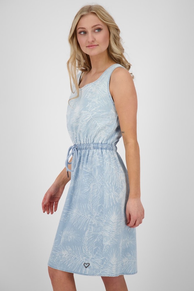 AlifeKickinDamenJerseykleidDojaAKDressLightDenim