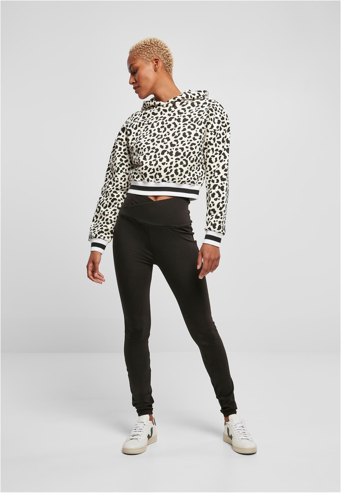 UrbanClassicsDamenLadiesShortAOPCollegeHoody