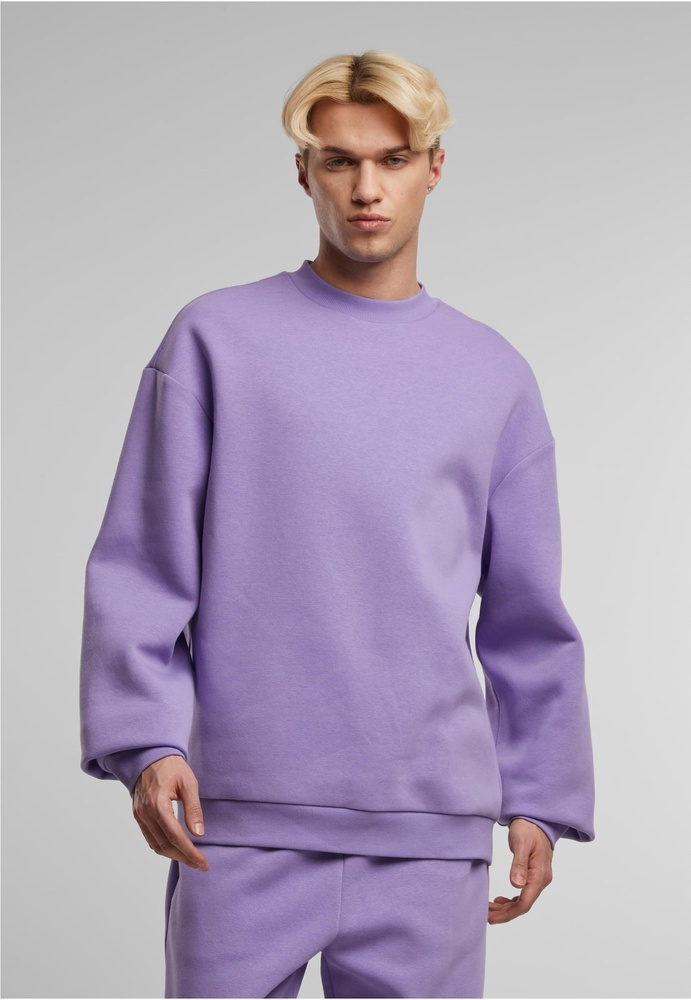UrbanClassicsFluffyCrewneckTB6751Electriclilac-3XL